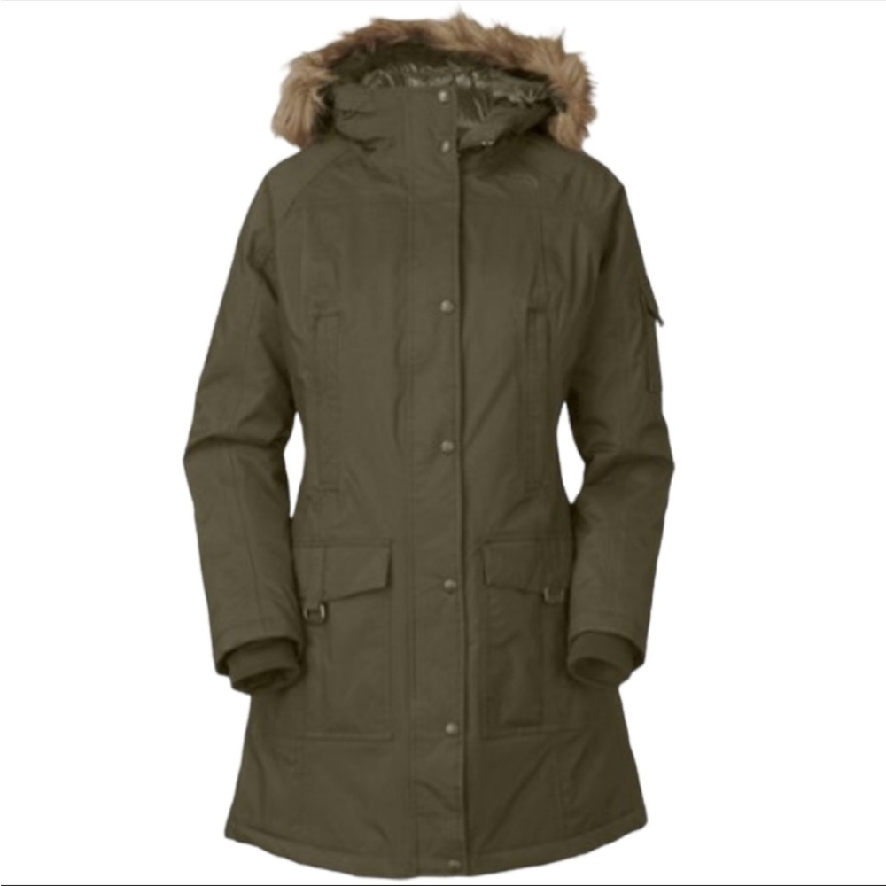 Down North Face long jacket Medium